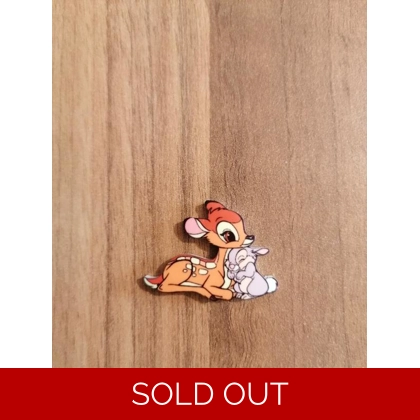 Disney Bambi - Bambi & Thumper Sitting Together Single Pin Badge